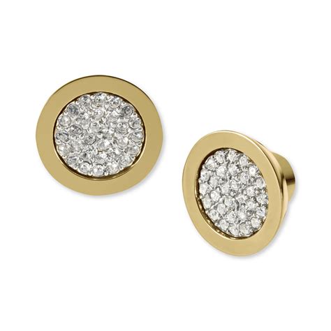 michael kors pave earrings